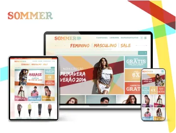 Fashion e-commerce webpages